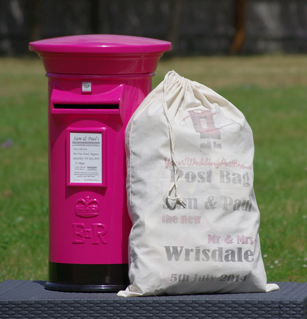 Wedding Post Sack Personalised Wedding Post Bag